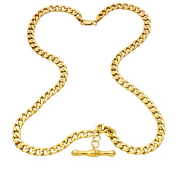 9ct gold (Hollow) 8.8g 18 inch curb Chain